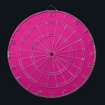 Vivid roze vaste kleur dartbord<br><div class="desc">Vivid roze vaste kleur</div>