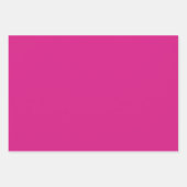 Vivid roze vaste kleur inpakpapier vel (Voorkant 3)