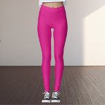 Vivid roze vaste kleur leggings<br><div class="desc">Vivid roze vaste kleur</div>