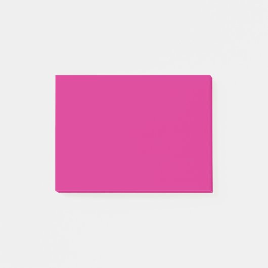 Vivid roze vaste kleur post-it® notes (Voorkant)