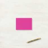 Vivid roze vaste kleur post-it® notes (Op bureau)