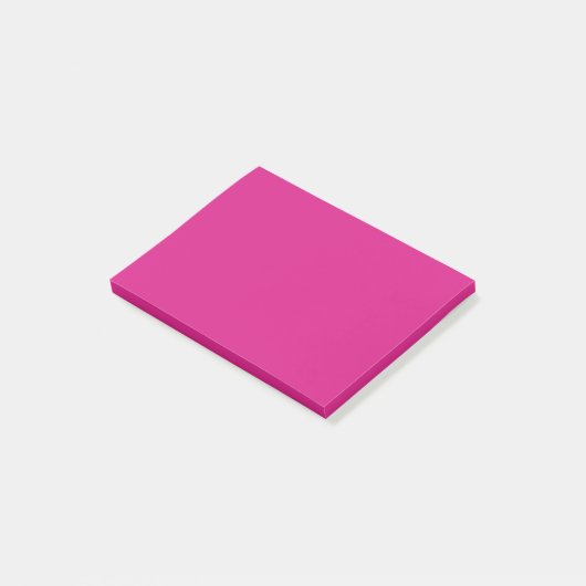 Vivid roze vaste kleur post-it® notes (Schuin)