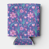 Vivid Saffron Petals - Velvet en Turquoise Green Blikjeskoeler (Voorkant)