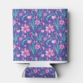 Vivid Saffron Petals - Velvet en Turquoise Green Blikjeskoeler (Achterkant)