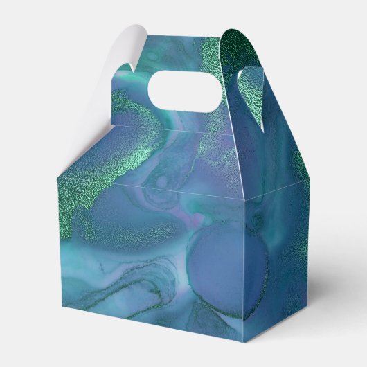 Vivid Shimmering Ink Splash Bedankdoosjes (Achterkant)