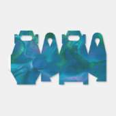 Vivid Shimmering Ink Splash Bedankdoosjes (Uitgevouwen)