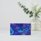 Vivid Shimmering Ink Splash Visitekaartje (Staand voorkant)