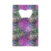 Vivid Spotty Pattern Creditkaart Flessenopener (Voorkant)