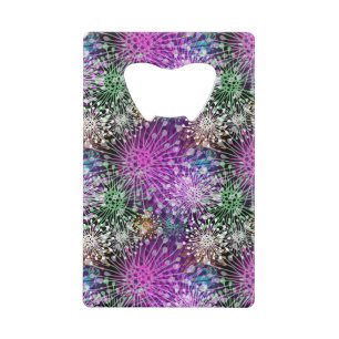 Vivid Spotty Pattern Creditkaart Flessenopener