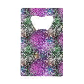 Vivid Spotty Pattern Creditkaart Flessenopener (Achterkant)