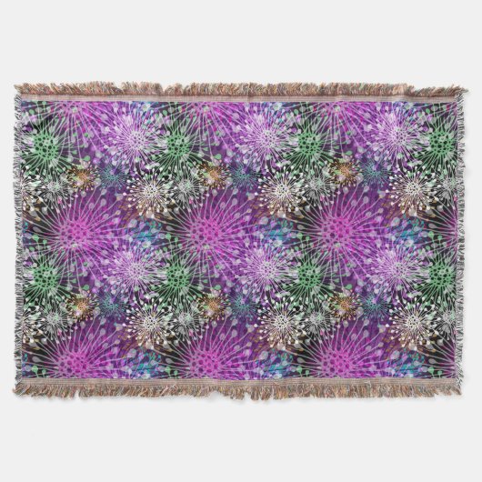 Vivid Spotty Pattern Deken (Voorkant)