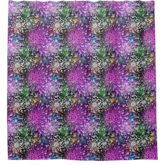 Vivid Spotty Pattern Douchegordijn (Voorkant)