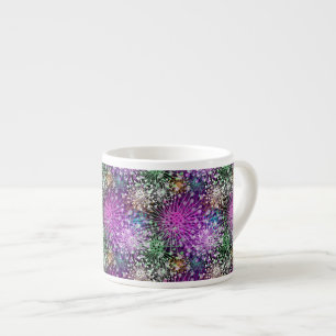Vivid Spotty Pattern Espresso Kop