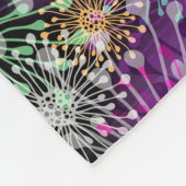 Vivid Spotty Pattern Fleece Deken (Hoek)