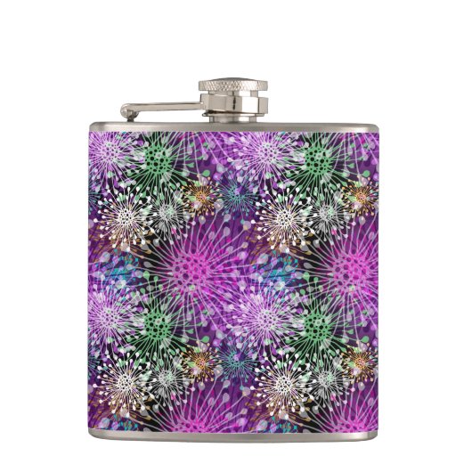 Vivid Spotty Pattern Heupfles (Voorkant)