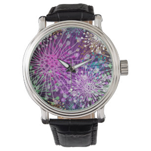 Vivid Spotty Pattern Horloge