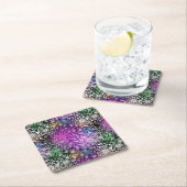 Vivid Spotty Pattern Kartonnen Onderzetters (Insitu)