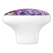 Vivid Spotty Pattern Keramische Knop (Zijkant)