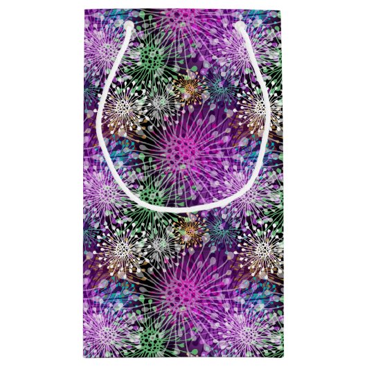 Vivid Spotty Pattern Klein Cadeauzakje (Achterkant)