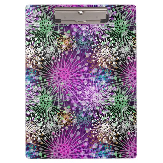 Vivid Spotty Pattern Klembord (Voorkant)
