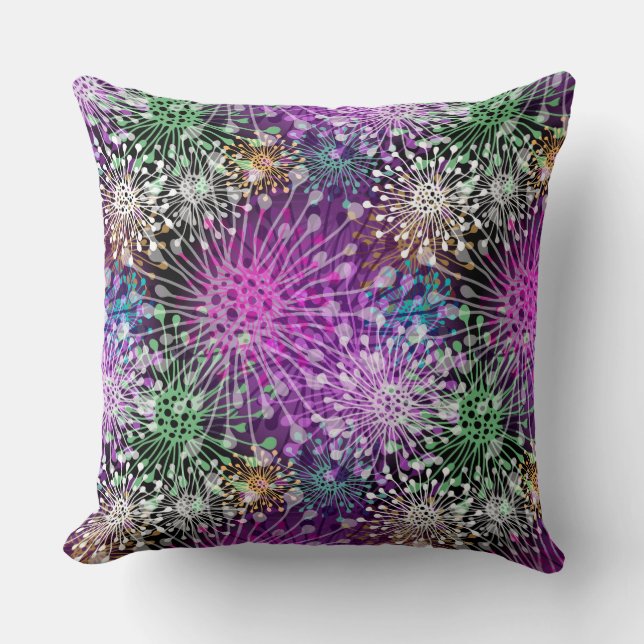 Vivid Spotty Pattern Kussen (Voorkant)