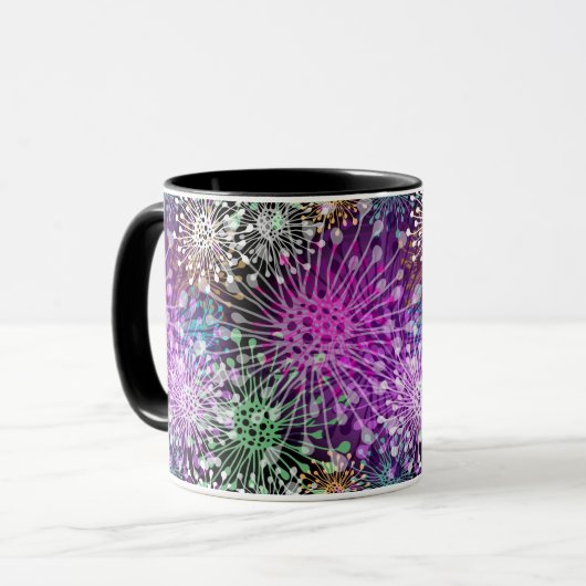 Vivid Spotty Pattern Mok (Voorkant links)