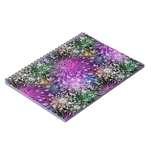 Vivid Spotty Pattern Notitieboek (Linkerzijde)