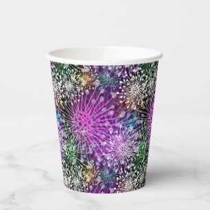 Vivid Spotty Pattern Papieren Bekers