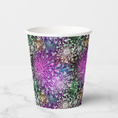 Vivid Spotty Pattern Papieren Bekers (Voorkant)