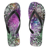 Vivid Spotty Pattern Teenslippers (Voetbed)