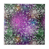 Vivid Spotty Pattern Tegeltje (Voorkant)