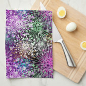 Vivid Spotty Pattern Theedoek (Quarter Fold)