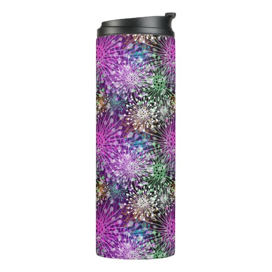 Vivid Spotty Pattern Thermosbeker (Gedraaid links)