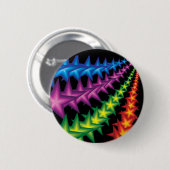 vivid star strepen ronde button 5,7 cm (Voorkant /achterkant)