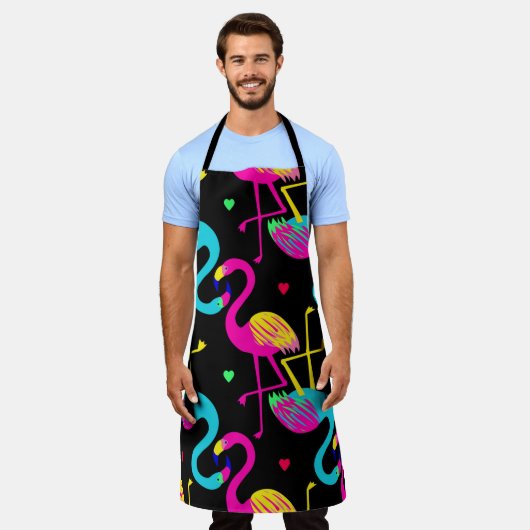 Vivid tropical, exotic hawaiian seamless pattern w schort (Gedragen)