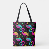 Vivid tropical, exotic hawaiian seamless pattern w tote bag (Achterkant)
