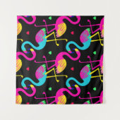Vivid tropical, exotic hawaiian seamless pattern w wandkleed (Voorkant (horizontaal))