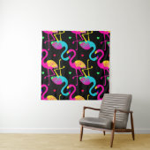 Vivid tropical, exotic hawaiian seamless pattern w wandkleed (In situ)