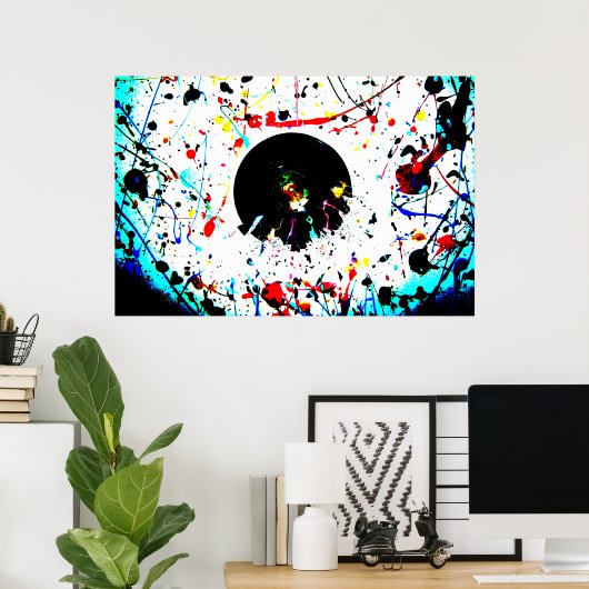Vivid Vinyl Artistic Poster (Thuiskantoor)