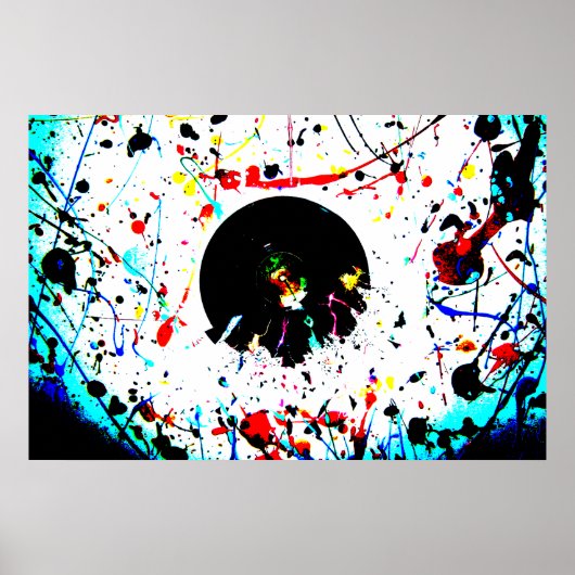 Vivid Vinyl Artistic Poster (Voorkant)