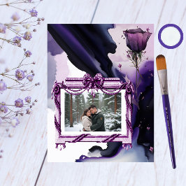 Vivid Violet Roos Scrapbook Papier