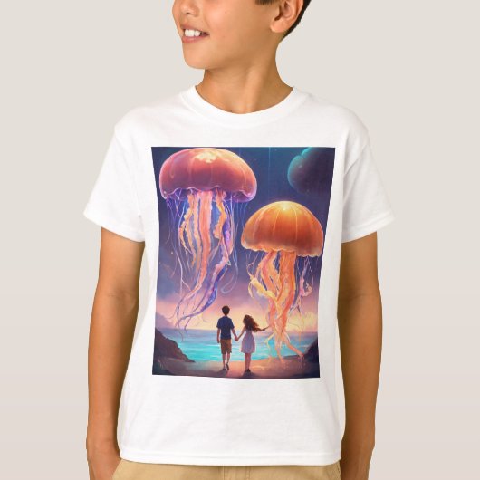 Vivid Visions: een boeiend T-shirt ontwerp" (Voorkant)