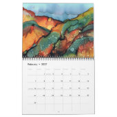 Vivid Vistas 2014 Wall Agenda Kalender (Feb 2027)