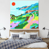 Vivid Vistas Canvas Afdruk (Insitu (Slaapkamer))