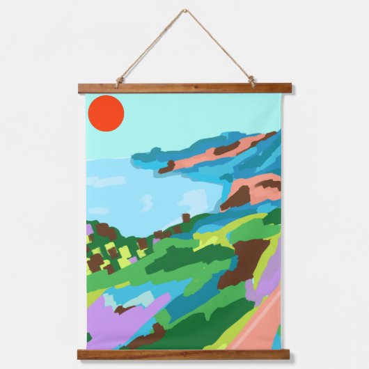 Vivid Vistas Hangend Wandkleed (Voorkant)