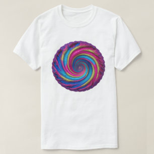 Vivid Vortex - Spiral naar psychedelische T-shirt