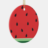 Vivid Watermelon Keramisch Ornament (Rechts)