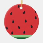 Vivid Watermelon Keramisch Ornament (Voorkant)