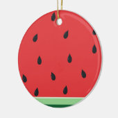 Vivid Watermelon Keramisch Ornament (Links)