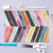 Vivid Waterverf Chevron I Tissuepapier (Craft)